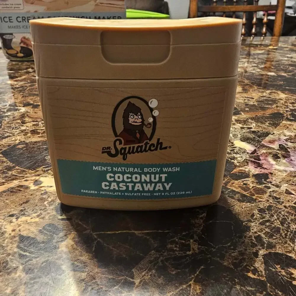 Dr. Squatch Body Wash 2-Pack Bundle Fresh Falls & Coconut Castaway 8oz New